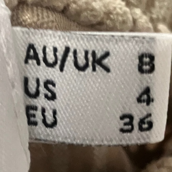 Princess Polly Corduroy texture, cream wide leg trousers - Picture 12 of 12